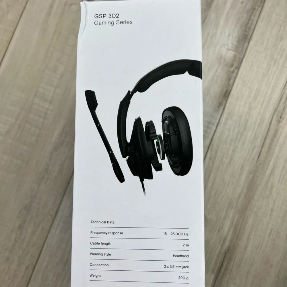 GSP 302 Gaming series gaming headset in black